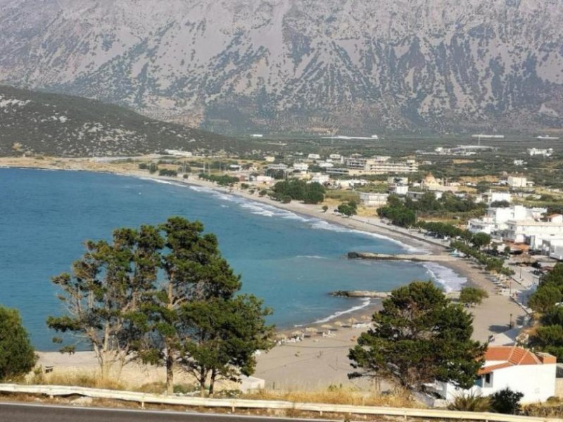 Pachia Ammos MIT VIDEO: Baugrundstück am Meer, direkt über Strand und Dorf Grundstück kaufen